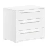 Vipack Commode 3 Laden - Sam - Wit