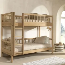 Vipack Forrest Stapelbed - Eik - 90x200 cm