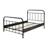 Vipack New York Bed Metaal Zwart 120 x 200 cm