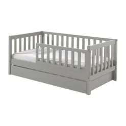 Vipack Toddler Ledikant Verticaal Grijs 70 x 140 Cm