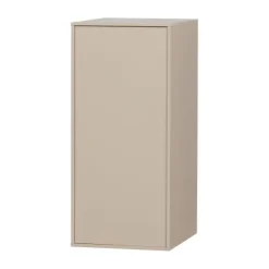 VT Wonen Daily Kast 1-Deurs - 110 x 50 cm - Dakargrau
