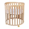 Waldin Oval Combibed 7‑in‑1 - Natural inclusief matras