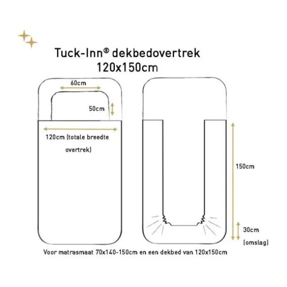 Witlof For Kids Magical Days Tuck-Inn Dekbedovertrek - 120 x 150 cm
