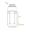 Witlof For Kids Ruffle Tuck-Inn Ledikantlaken - 60 x 120 cm - Wit