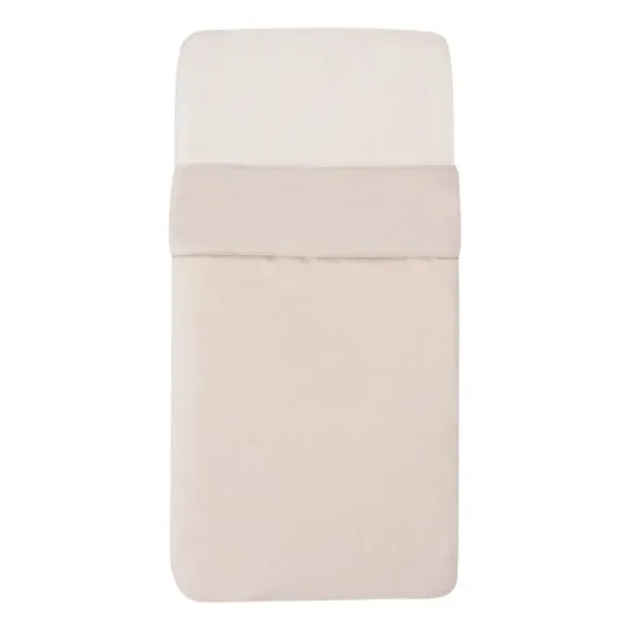 Witlof For Kids Velvet Rib Tuck-Inn Wiegdeken - Soft Sand