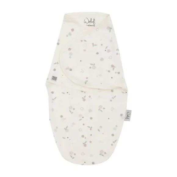Witlof For Kids Vintage Flowers Slaapzak Wrapper - 0-3 Maanden