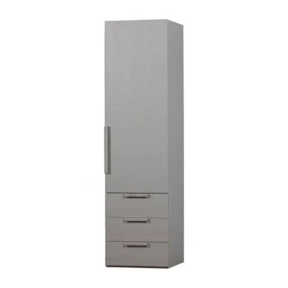 Woood Rens Kledingkast 1-Deurs - Pebble Grey